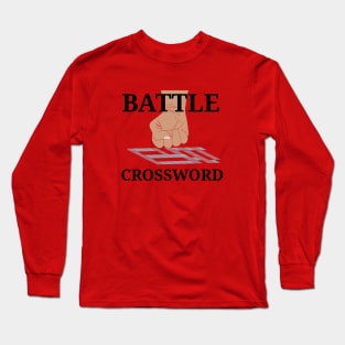 Battle crossword Long Sleeve T-Shirt